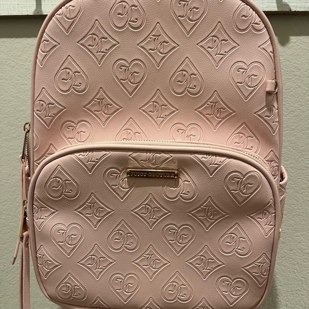 Pink Embossed Backpack - Picture 2 of 8